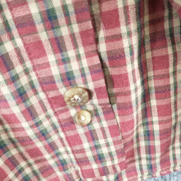 Wrangler Rugged Wear Men's Button-Down Shirt Multicolor Plaid XXL Distressed - Picture 6 of 15